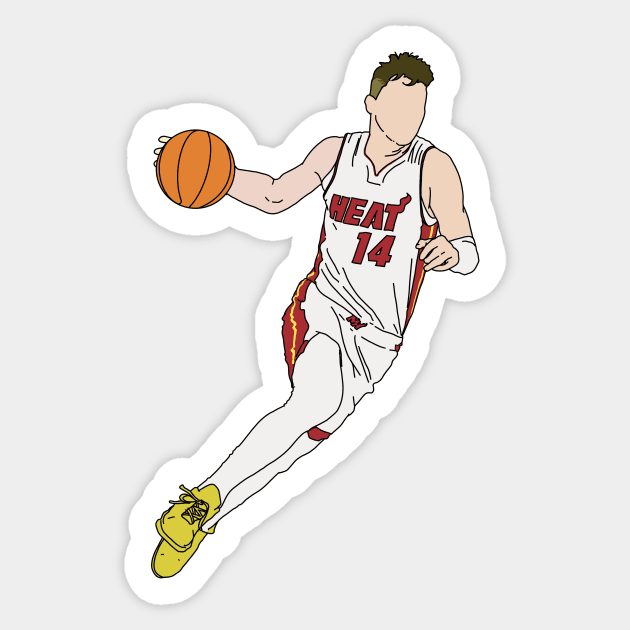 Tyler herro Sticker by MustGoon